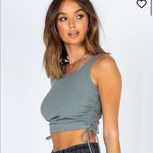 Princess Polly Madelyn Top in Green